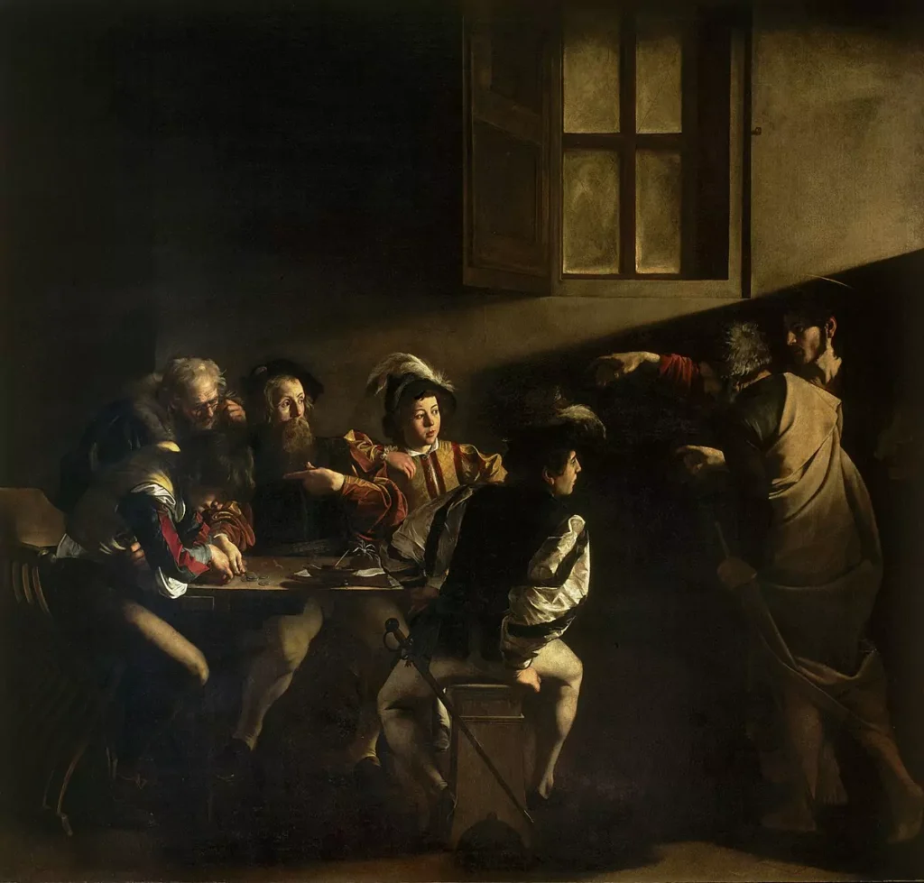 Caravaggio, The Calling of Saint Matthew (1599 – 1600)