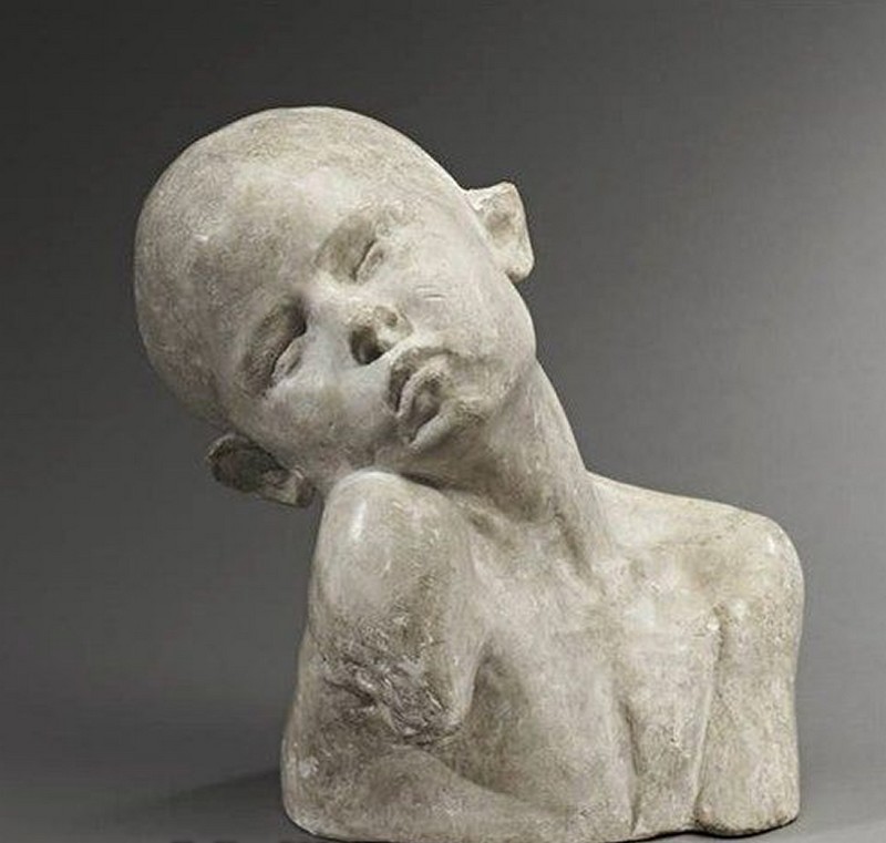 Constantin Brancusi, The Torment 1906 bronze 29.2 × 28.8 × 22.3 cm