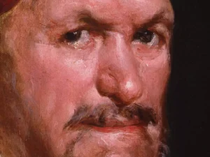 Diego Velázquez, Portrait of Pope Innocent X, 1650, detail