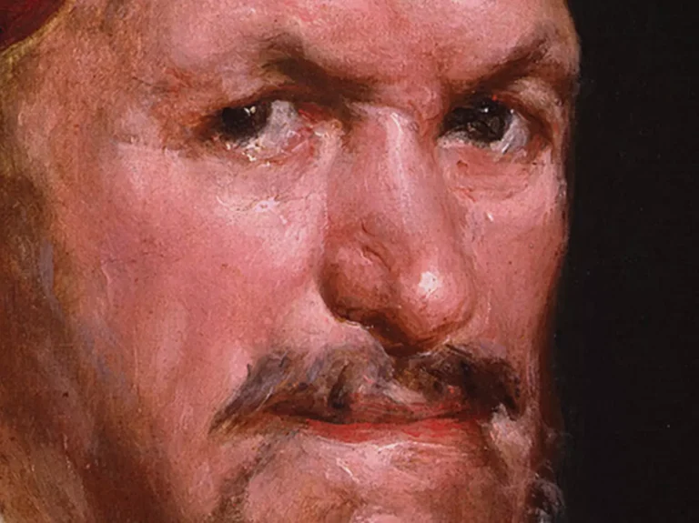 Diego Velázquez, Portrait of Pope Innocent X, 1650, detail