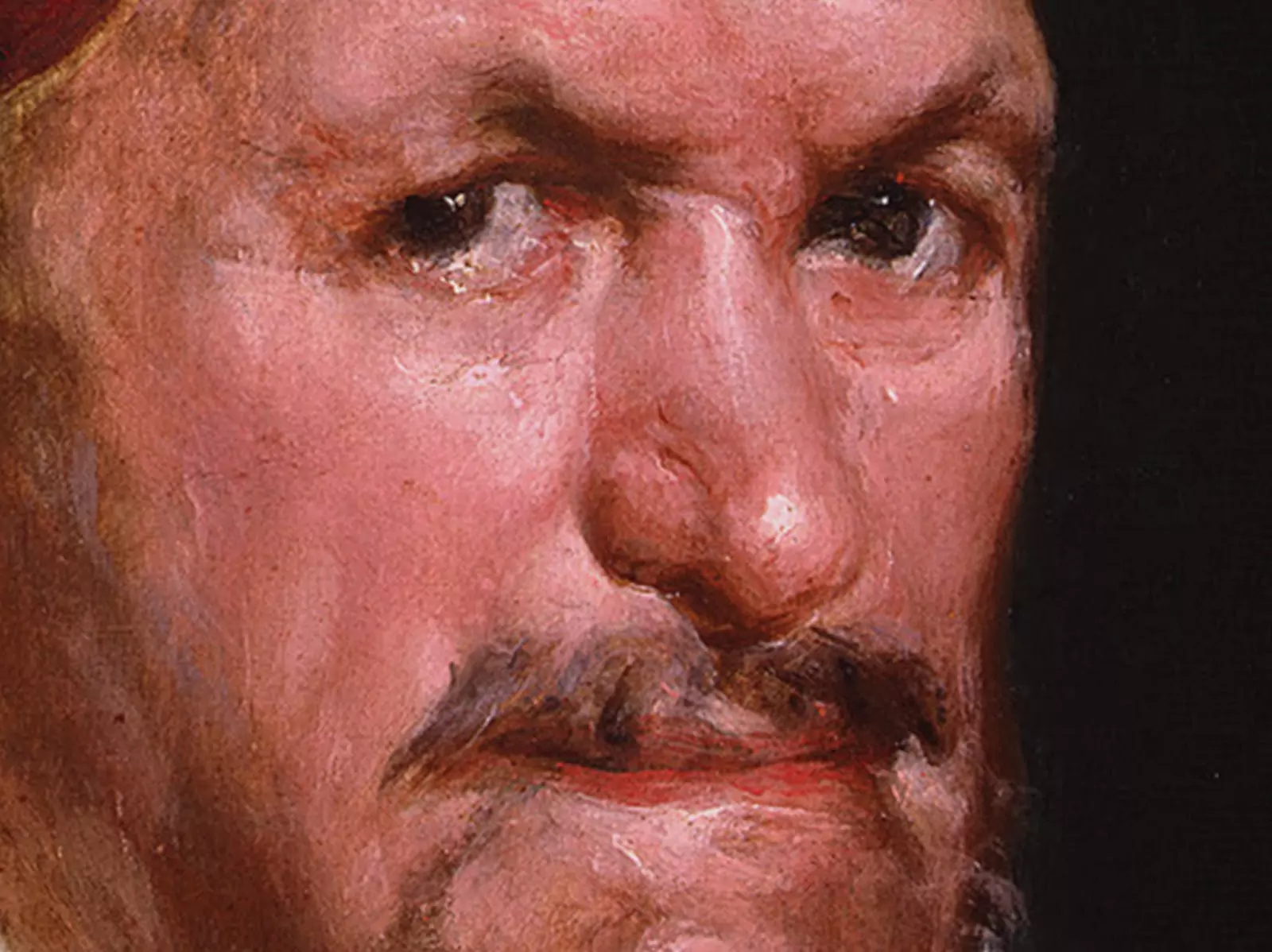 Diego Velázquez, Portrait of Pope Innocent X, 1650, detail