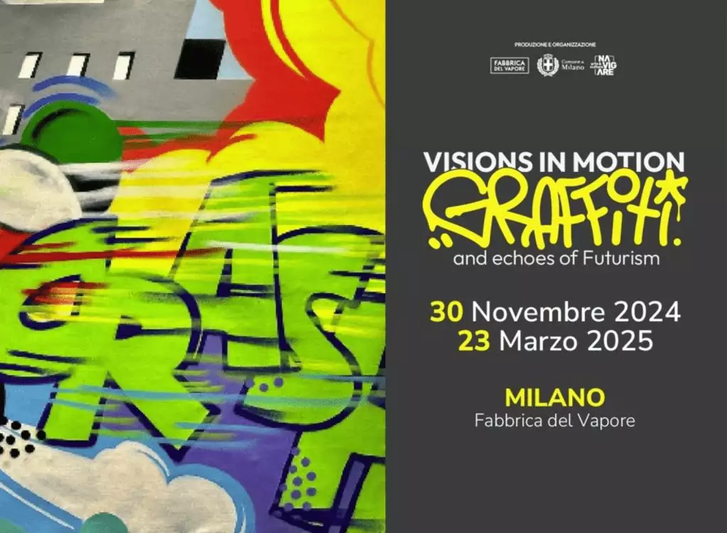 Fabrica del Vapori, Exhibition, Visions in motion - Graffiti and echoes of Futurism