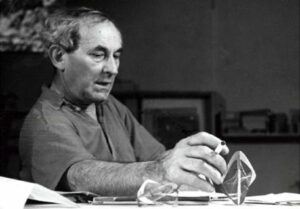 Naum Gabo was a Russian Kinetic Sculptor during the Constructivism Movement, his original name being Naum Neemia Pevsner.