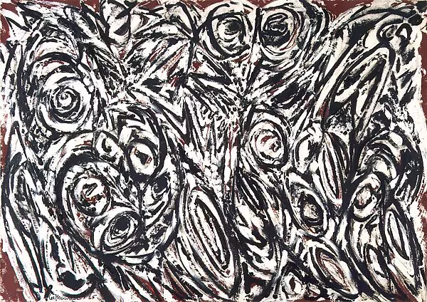 Night Creatures, Lee Krasner, 1965
