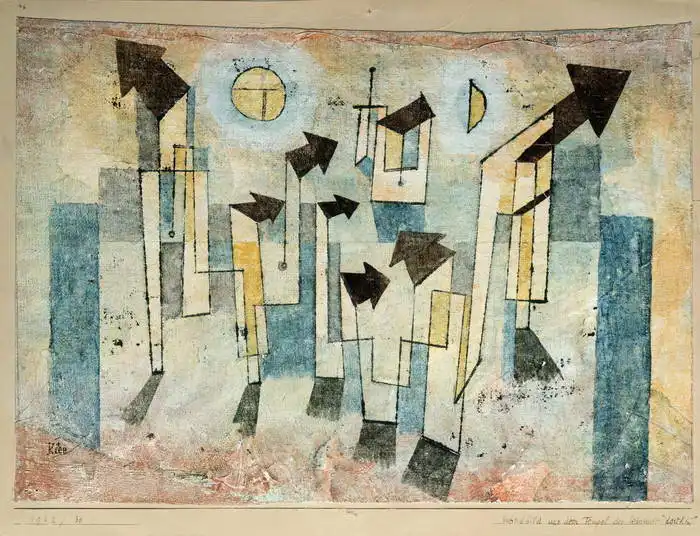 Paul Klee, Senecio, Mural of the temple wishes