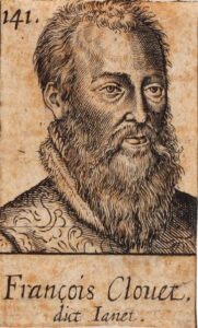 Portrait of François Clouet (1582), painter and designer. Print by the engraver Léonard Gaultier