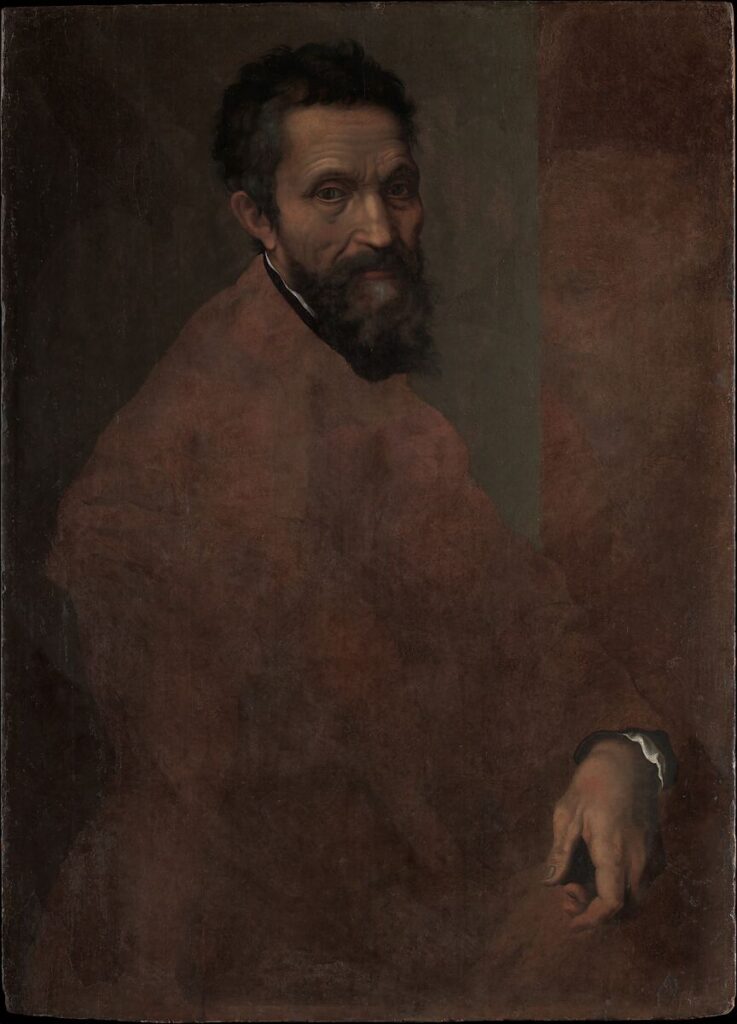 Portrait of Michelangelo by Daniele da Volterra (circa 1544) Metropolitan Museum of Art, New York.