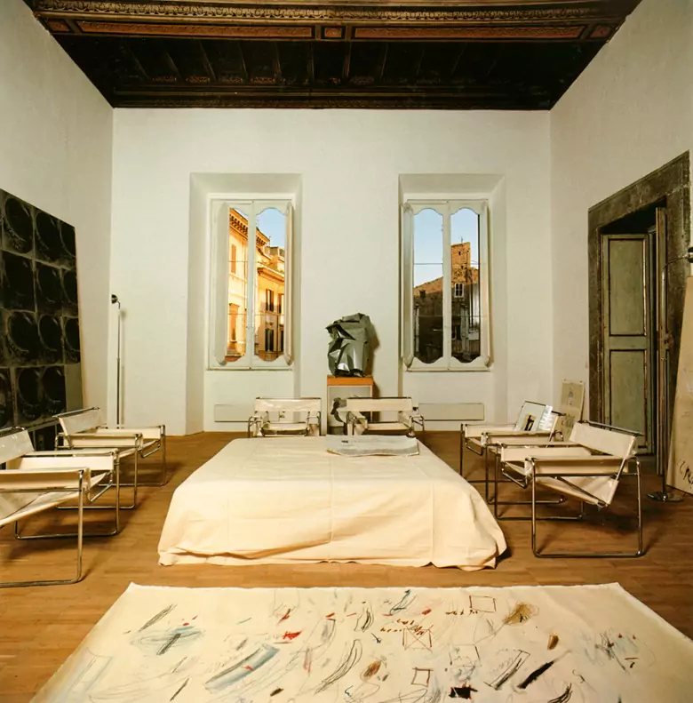 Cy Twombly home in Rome, 1966