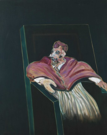 Francis Bacon
Study for a Pope III, 1961
oil on canvas
59 7/8 x 47 1/8 inches
152.2 x 119.5 cm