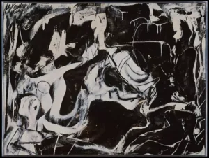 Willem de Kooning, Black Untitled, 1948