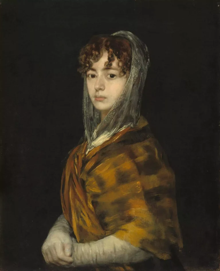 Francisco Goya, Portrait of Señora Sabasa Garcia, c. 1806, oil on canvas, National Gallery of Art, Washington DC
