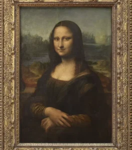 Leonardo da Vinci, Portrait of Lisa Gherardini, wife of Francesco del Giocondo, known as the Mona Lisa or Monna Lisa, detail, 1503 - 1519, Louvre