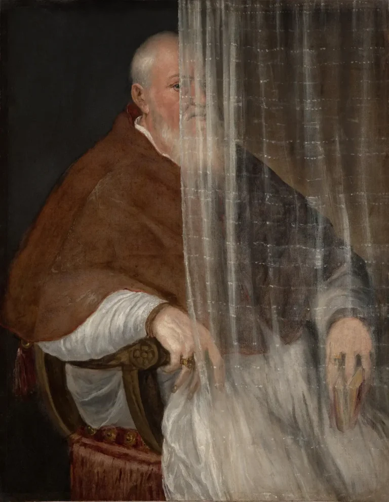 Titian , Archbishop Filippo Archinto, 1558, Philadelphia Museum of Art