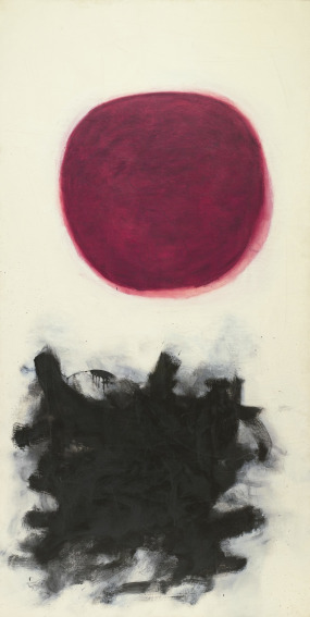 Adolph Gottlieb - Blast I, 1957. Oil on canvas. 7' 6" x 45 1/8" (228.7 x 114.4 cm). Philip Johnson Fund. © Adolph and Esther Gottlieb Foundation