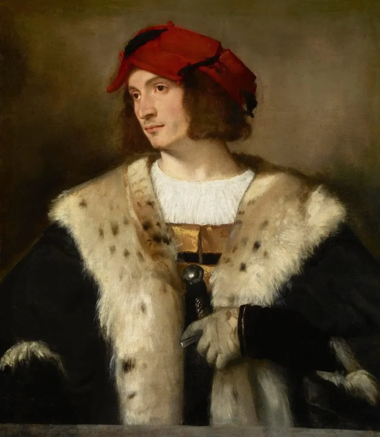 Portrait of a Man in a Red Cap, Titian (Tiziano Vecellio), c. 1510, Frick Collection