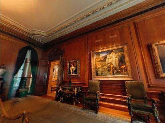 Prior to the Frick reno, this Titian portait hung in the same room as the other Titian of Pieteo Aretino, and the Giovanni Bellini Saint Francis in Ecstasy.
