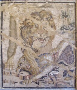 Roman mosaic, from the House of the Faun, Pompeii , 1st century AD, Archeological Museum, Naples