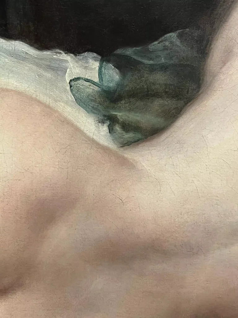 Diego Velazques, Rokeby Venus, detail, c. 1647–1651. 122 cm × 177 cm (48 in × 70 in). National Gallery, London
