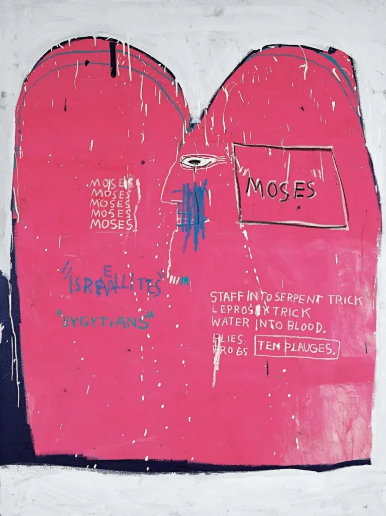 Jean-Michel Basquiat, Moses and the Egyptians, 1982, Guggenheim, Bilbao